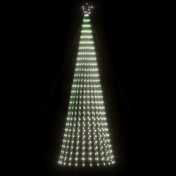 vidaXL LED Christmas Tree 688 LEDs Cold White 300 cm