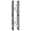 vidaXL 4-Tier Book Cabinet White 40x30x140 cm Engineered Wood
