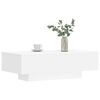 vidaXL Coffee Table White 100x49.5x31 cm Engineered Wood