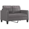 vidaXL 2-Seater Sofa Grey 120 cm Faux Leather