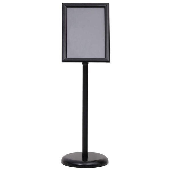 vidaXL Poster Stands 2 pcs Black 32.5x 24 x 78 cm Aluminium alloy