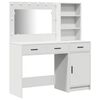 vidaXL Dressing Table 2 pcs White 78.5 x 41 x 135 cm Engineered Wood