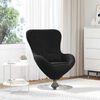 vidaXL Egg Chair Black Velvet