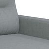 vidaXL Sofa Chair Light Grey 60 cm Fabric