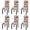 vidaXL Dining Chairs 6 pcs Multicolour Fabric