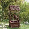 vidaXL Wishing Well Fountain with Pump 57x50x112 cm Solid Wood Fir