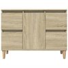 vidaXL Sink Cabinet Sonoma Oak 80x33x60 cm Engineered Wood