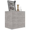 vidaXL Bedside Cabinets 2 pcs Concrete Grey 40x30x40 cm Engineered Wood