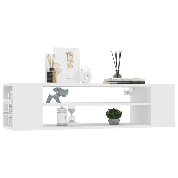 vidaXL Hanging TV Cabinet White 100x30x26.5 cm Engineered Wood