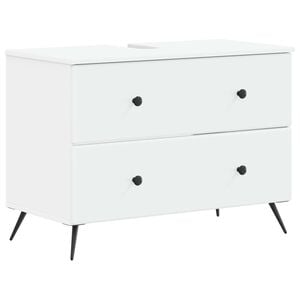 vidaXL Bathroom Sink Cabinet BREDA White 82 x 41x 59 cm