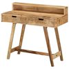 vidaXL Desk 100x45x90 cm Solid Rough Mango Wood