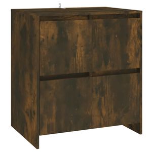 vidaXL Sideboard | Smoked oak | Engineered wood | 70x41x75 cm | Sideboard