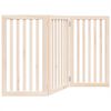 vidaXL Dog Gate Foldable 3 Panels 150 cm Poplar Wood