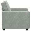 vidaXL Sofa Chair Light Grey 100x78x84 cm Velvet