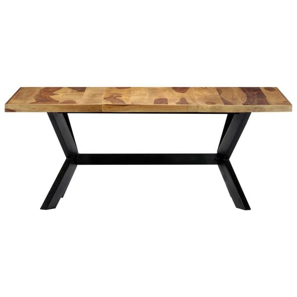 vidaXL Dining Table 180x90x75 cm Solid Acacia Wood