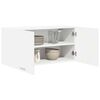 vidaXL Hanging Cabinet with Door White 80 x 31 x 40 cm Engineered Wood