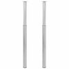 2 Telescopic Table Legs Stainless Steel 710 mm-1100 mm