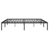 vidaXL Metal Bed Frame without Mattress Black 183x213cm