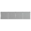 vidaXL Planter Light Grey 320 x 40 x 75 cm Steel