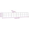 vidaXL Garden Raised Bed Grey 447x140x68 cm Galvanised Steel