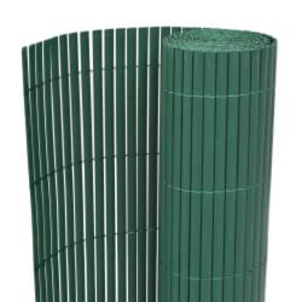vidaXL Double-Sided Garden Fence 110x500 cm Green