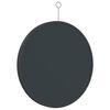 vidaXL Hanging Mirror with Hook Black 50 cm