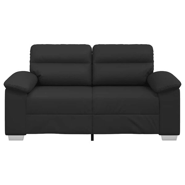 vidaXL 2-Seater Sofa&nbsp;Black 160x81x84 cm Faux Leather