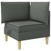vidaXL Storage Ottoman Dark Grey