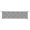 vidaXL Garden Bench Cushions 2pcs Grey 180x50x7cm Oxford Fabric