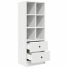 vidaXL Highboard with Drawer White 45.5 x 34 x 127 cm Engineered wood