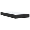 vidaXL Box Spring Bed with Mattress Black King Single Velvet