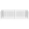vidaXL Gabion Raised Bed Galvanised Steel 180x50x50 cm
