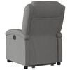 vidaXL Stand up Recliner Chair Dark Grey Fabric