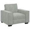 vidaXL Sofa Chair Light Grey 100x78x84 cm Velvet