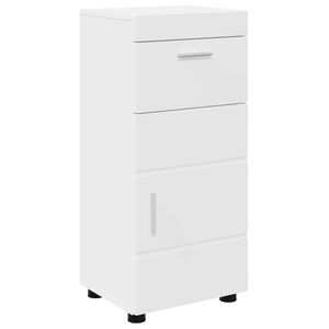 vidaXL Bathroom Cabinet Set with Drawer TULUM White 37 x 31.5 x 82 cm