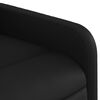 vidaXL Electric Stand up Massage Recliner Chair Black Faux Leather