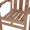 vidaXL Stackable Garden Chairs 2 pcs Solid Teak Wood