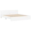 vidaXL Bed Frame without Mattress White 180x200 cm Super King