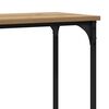 vidaXL Console Table Artisan oak 160 x 29 x 80 cm Engineered wood