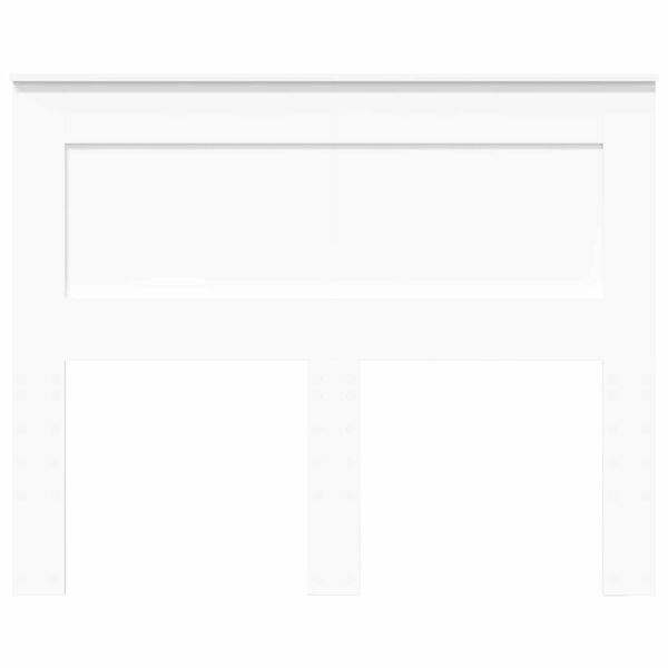 vidaXL Headboard with Headboard White 135 cm Engineered Wood