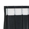 vidaXL Blackout Curtains 2 pcs Black 140 x 245 cm Velvet