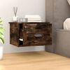 vidaXL Wall-mounted Bedside Cabinets 2 pcs Smoked Oak 41.5x36x28cm