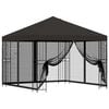 vidaXL Garden Gazebo with Sidewalls 3 x 3 m Anthracite