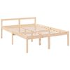 vidaXL Senior Bed without Mattress Double Solid Wood