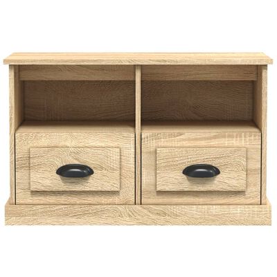 vidaXL TV Cabinet Sonoma Oak 80x35x50 cm Engineered Wood