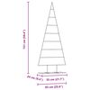 vidaXL Metal Christmas Tree for Decoration Black 150 cm