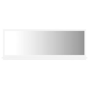 vidaXL Bathroom Mirror White 100x10,5x37 cm Engineered Wood