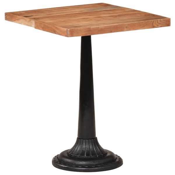 vidaXL Bistro Table 60x60x76 cm Solid Acacia Wood