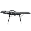 vidaXL Portable Facial Treatment Chair Faux Leather 185x78x76 cm Black