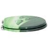 vidaXL WC Toilet Seats with Soft Close Lid 2 pcs MDF Green Water Drop Design